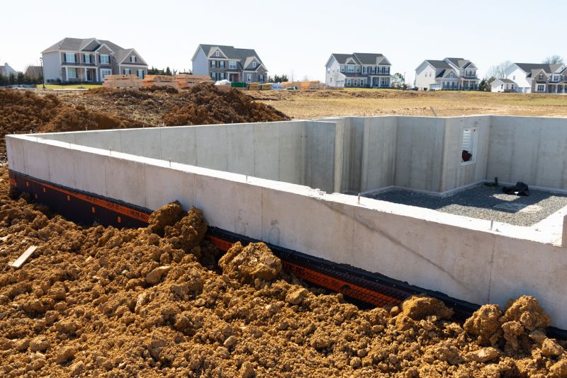 Cement Foundation Installation
